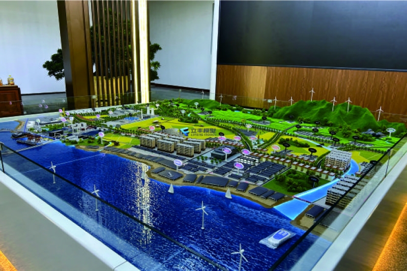 突出沙盘模型细节还原度，引发对技术真实性的思考